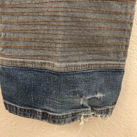 Revolt blue patch high rise jeans size 20 - Picture 8 of 9